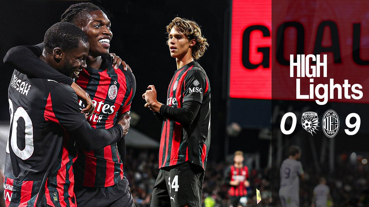 Goleada in Australia | Doppiette di Leão e Okafor | Perth Glory 0-9 Milan | Highlights