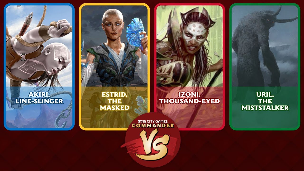 Commander VS S16E6: Akiri VS Estrid VS Izoni VS Uril [EDH]