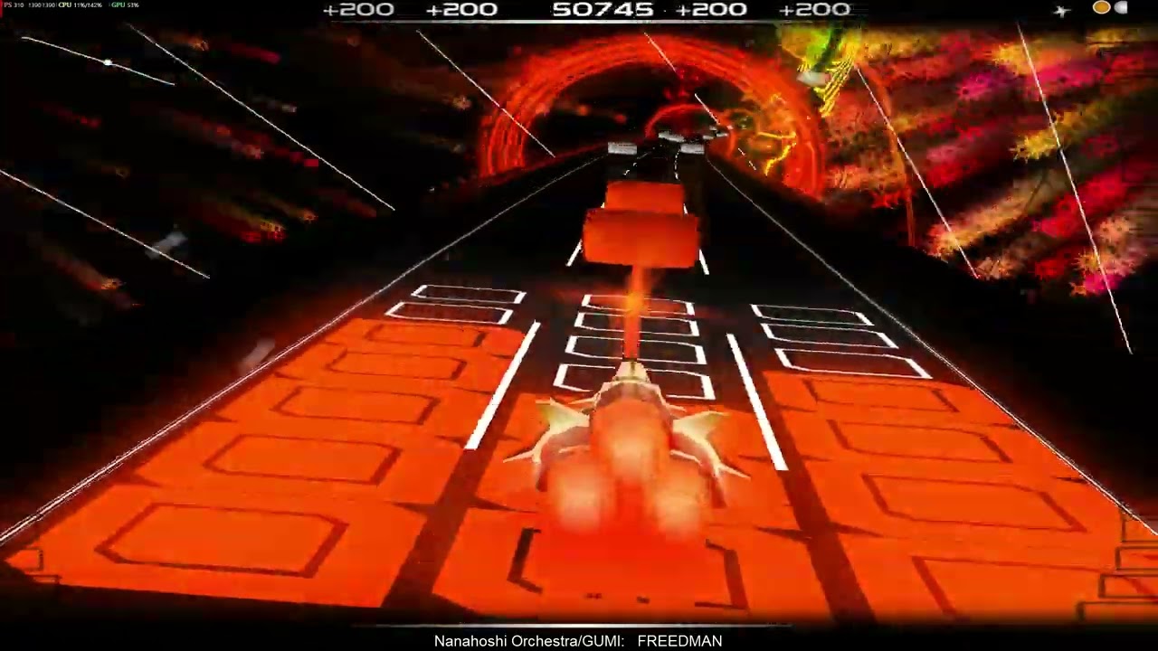 GUMI - FREEDMAN [Audiosurf]
