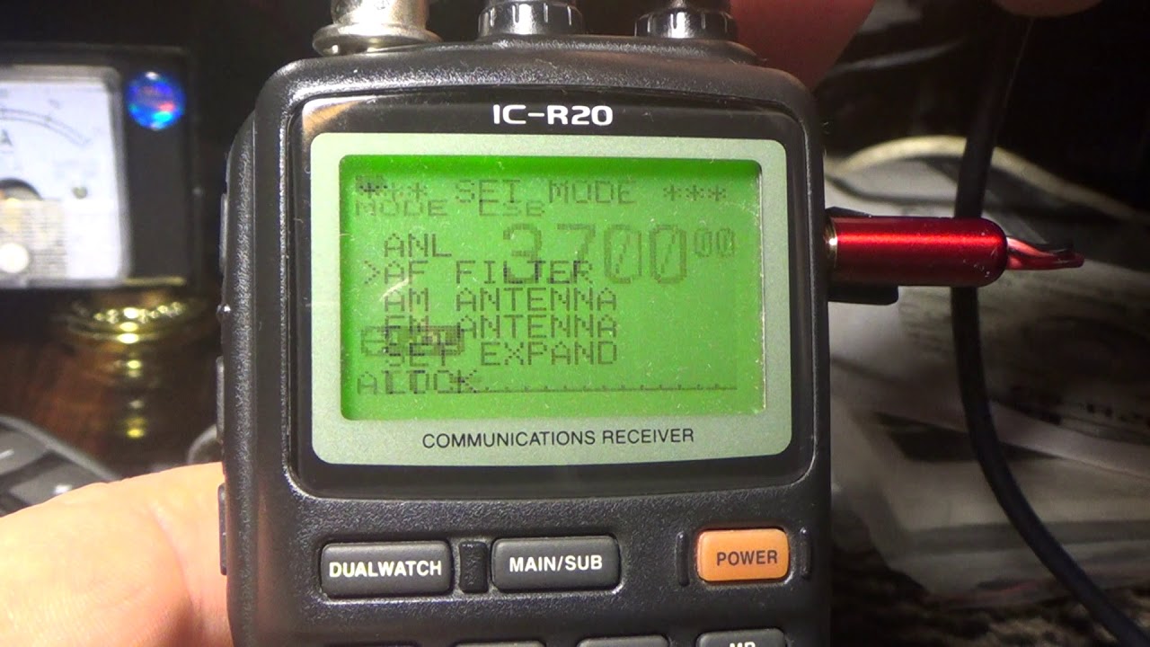 UT5ERW 80 метров ICOM IC-R20