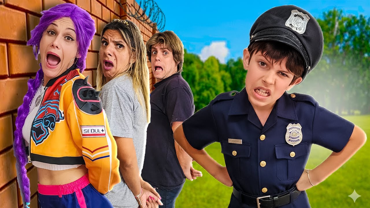 NOSSO FILHO VIROU POLICIAL E PRENDEU UMA GUERREIRA KPOP E TODOS OS MEGALOUCOS