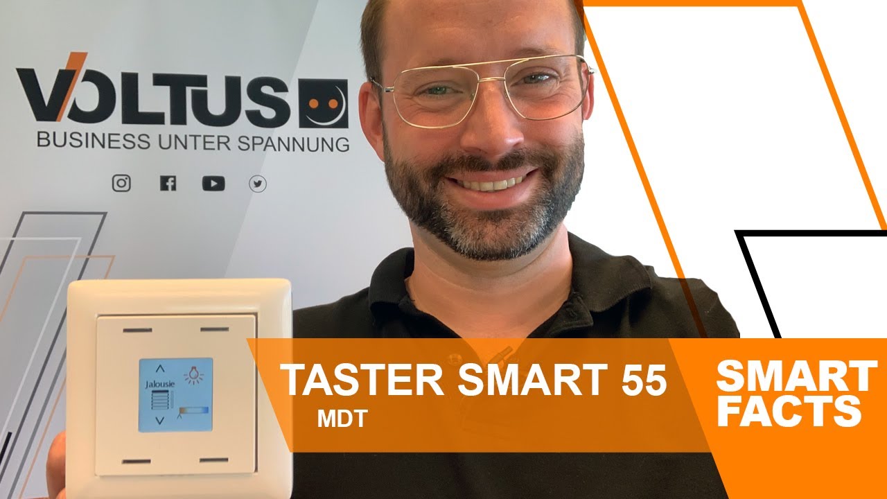 MDT Taster Smart 55 | KNX Taster mit Display und Temperaturfühler | Was kann er?