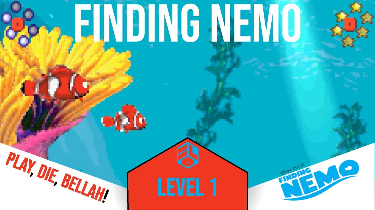 Finding Nemo - Level 1: First Day / Il primo giorno di scuola - Game Boy Advance (GBA)