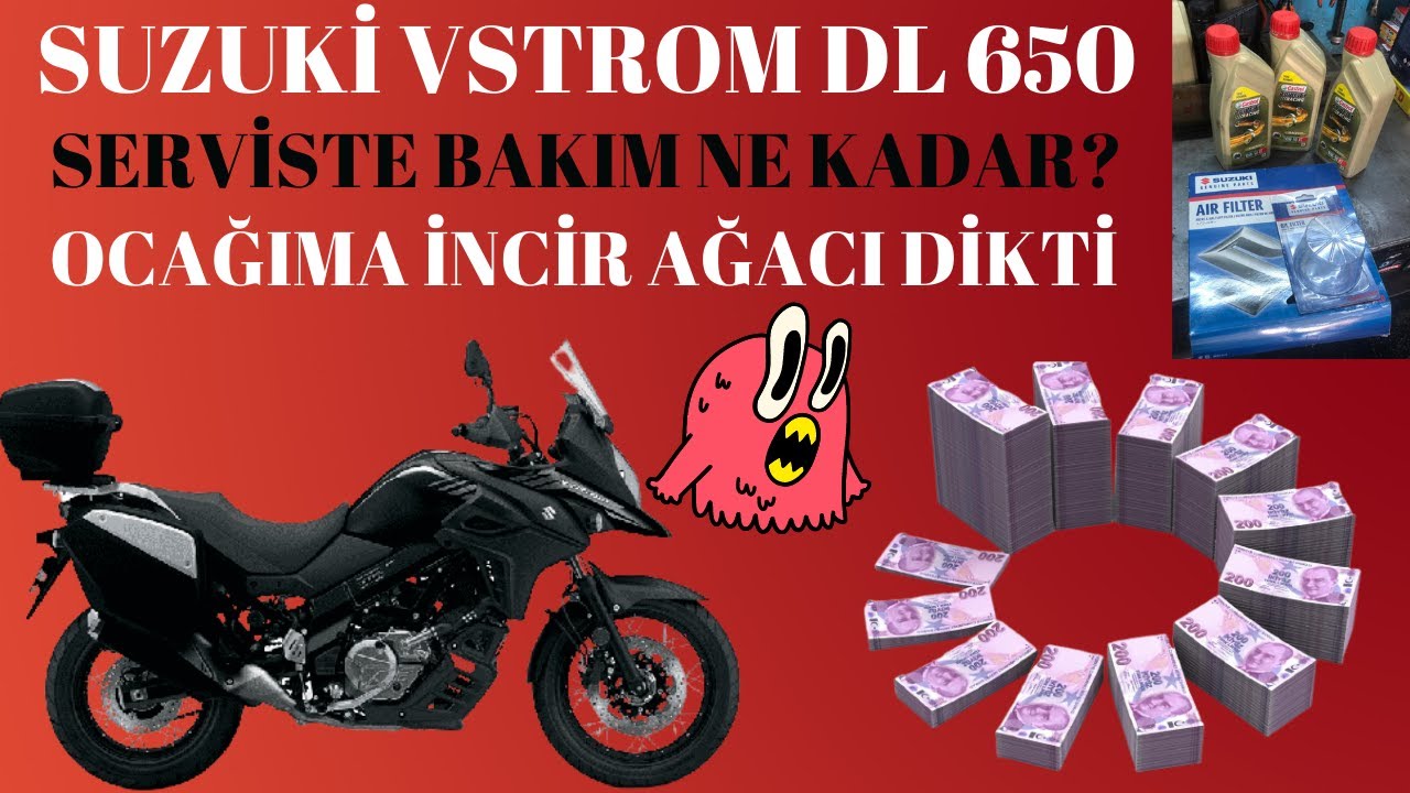 Suzuki Vstrom DL 650 Serviste Motor Bakımı Ne Kadar Tuttu?