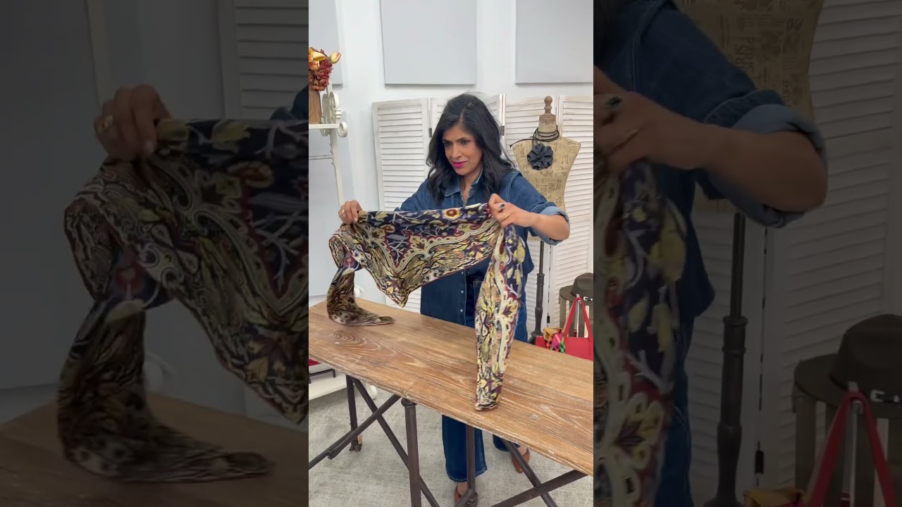 Viral Scarf as a Belt Hack