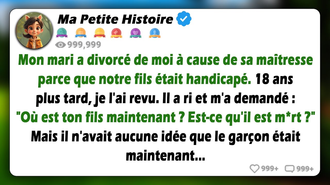'Il est où, ton fils handicapé ? Il est m*rt, enfin ?' raillait mon ex. Soudain, un beau médecin est