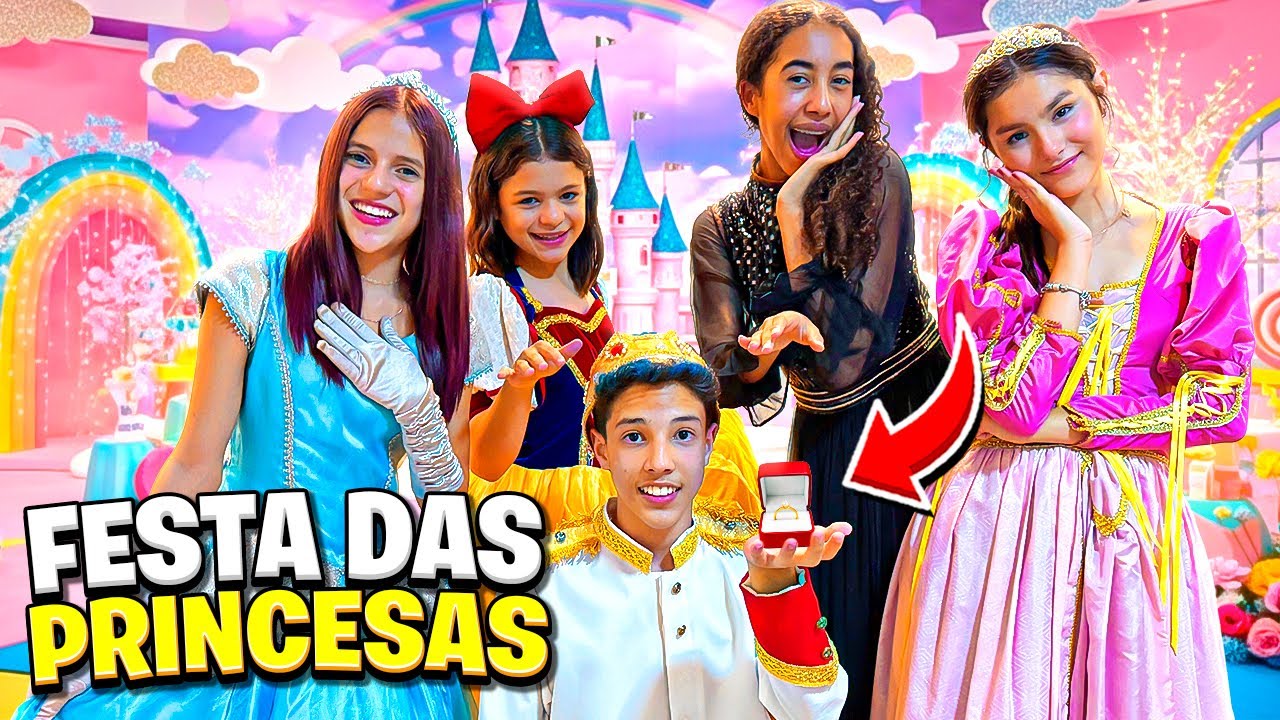 Festa das princesas no reino*deu ruim ( Jéssica Sousa e família )
