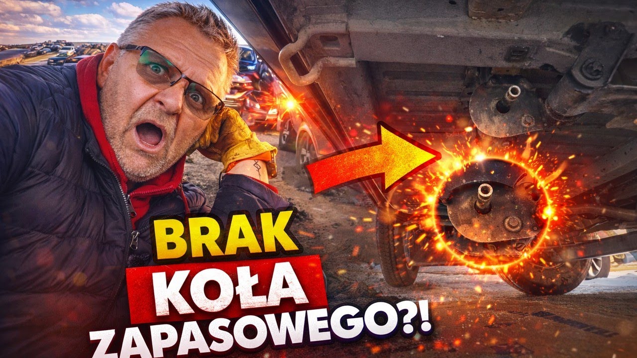 Brak Koła Zapasowego w 2024 Ram Promaster?! Montuję Wieszak KROK PO KROKU