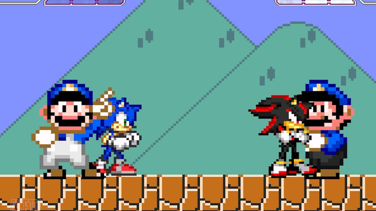 YOU GOTTA WATCH THIS! TEAM SONIC & SMG4  VS  TEAM SHADOW & SMG3 | RACE TO 3 WINS