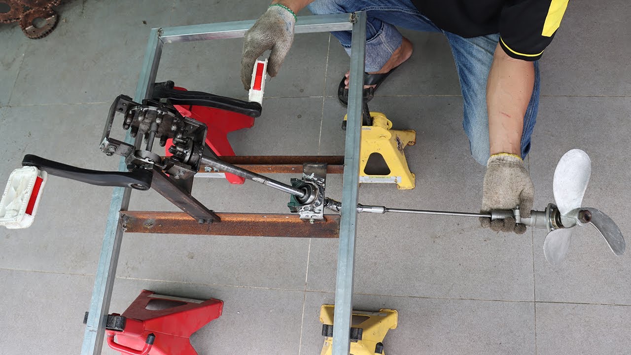 Pedal Drive Kayak Smoothly Perfect Work Water Bike Pedal Drive Gearbox And Propeller