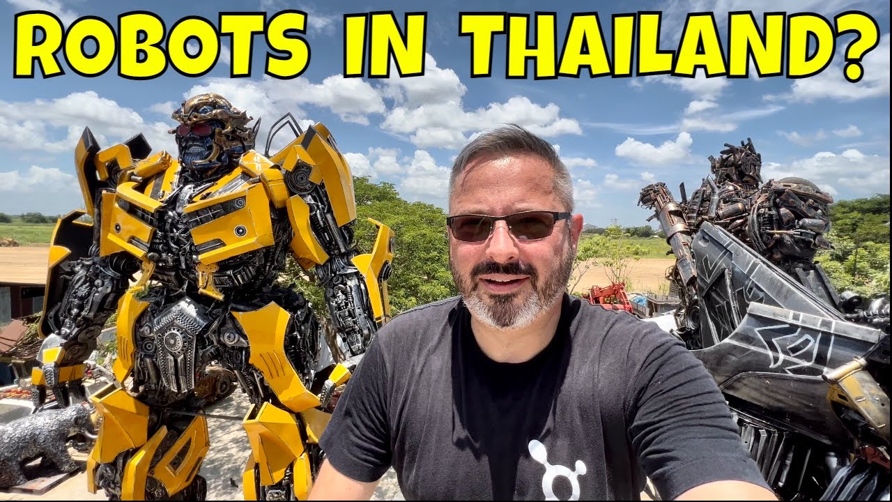 Я нашёл РОБОТОВ в ТАИЛАНДЕ 🇹🇭 Ban Hun Lek Wild SCRAP METAL Art
