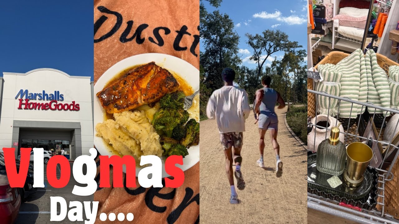 VLOGMAS | 5 MILE RUN + RUNNING ERRANDS + COOKING + BATHROOM UPDATE & More 
