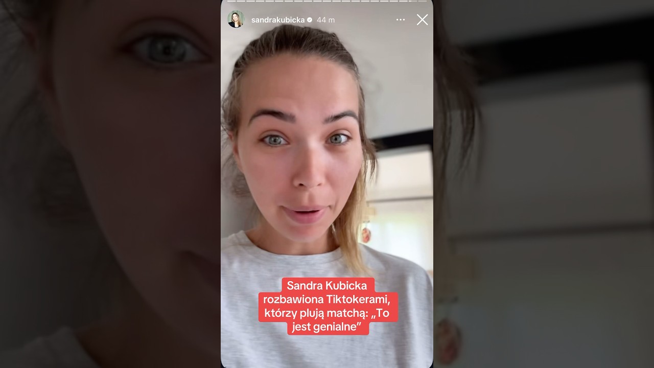 Kubicka o pluciu matchy: &bdquo;To jest genialne&rdquo; #sandrakubicka #matcha #news #dlaciebie #gwiazdy #tea