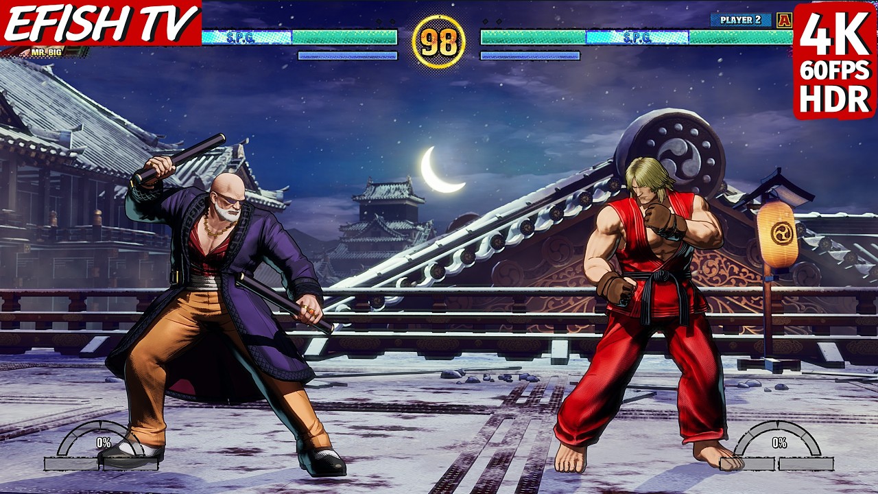 Мистер Биг против Кена (самый сложный ИИ) - Fatal Fury: CotW