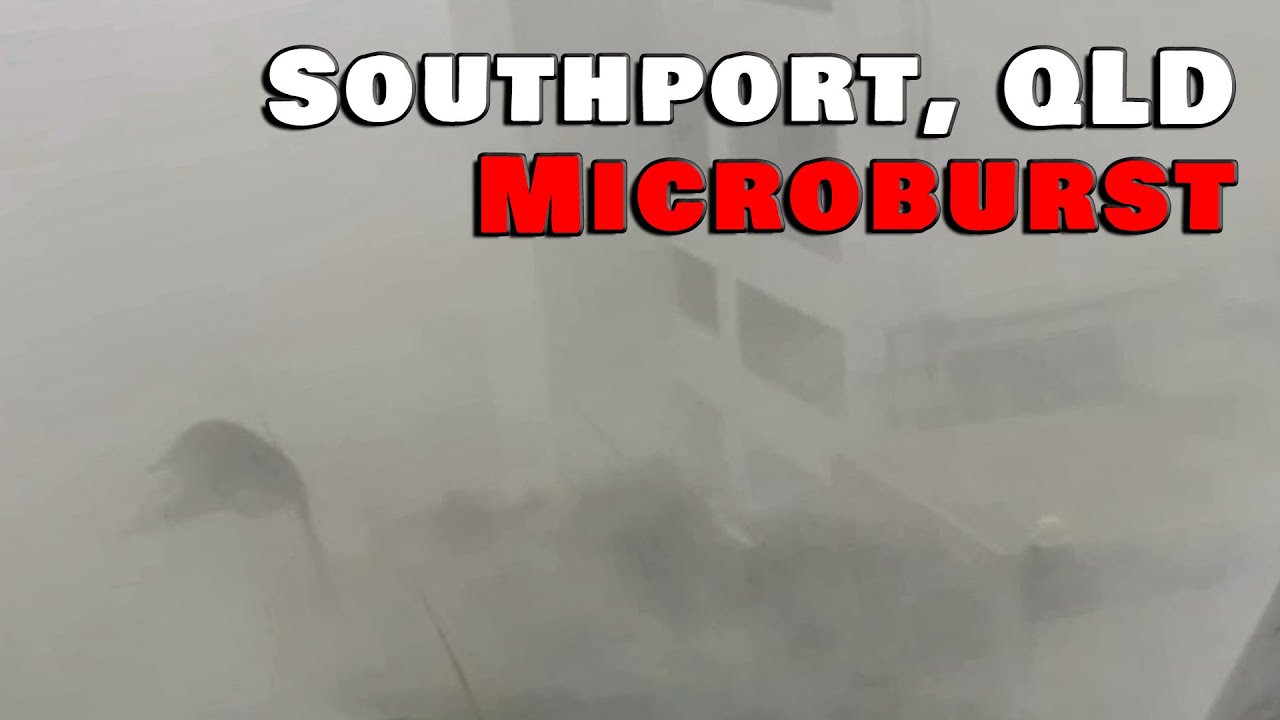 Extreme Microburst Impacts Southport on the Gold Coast, QLD - 25 December, 2025