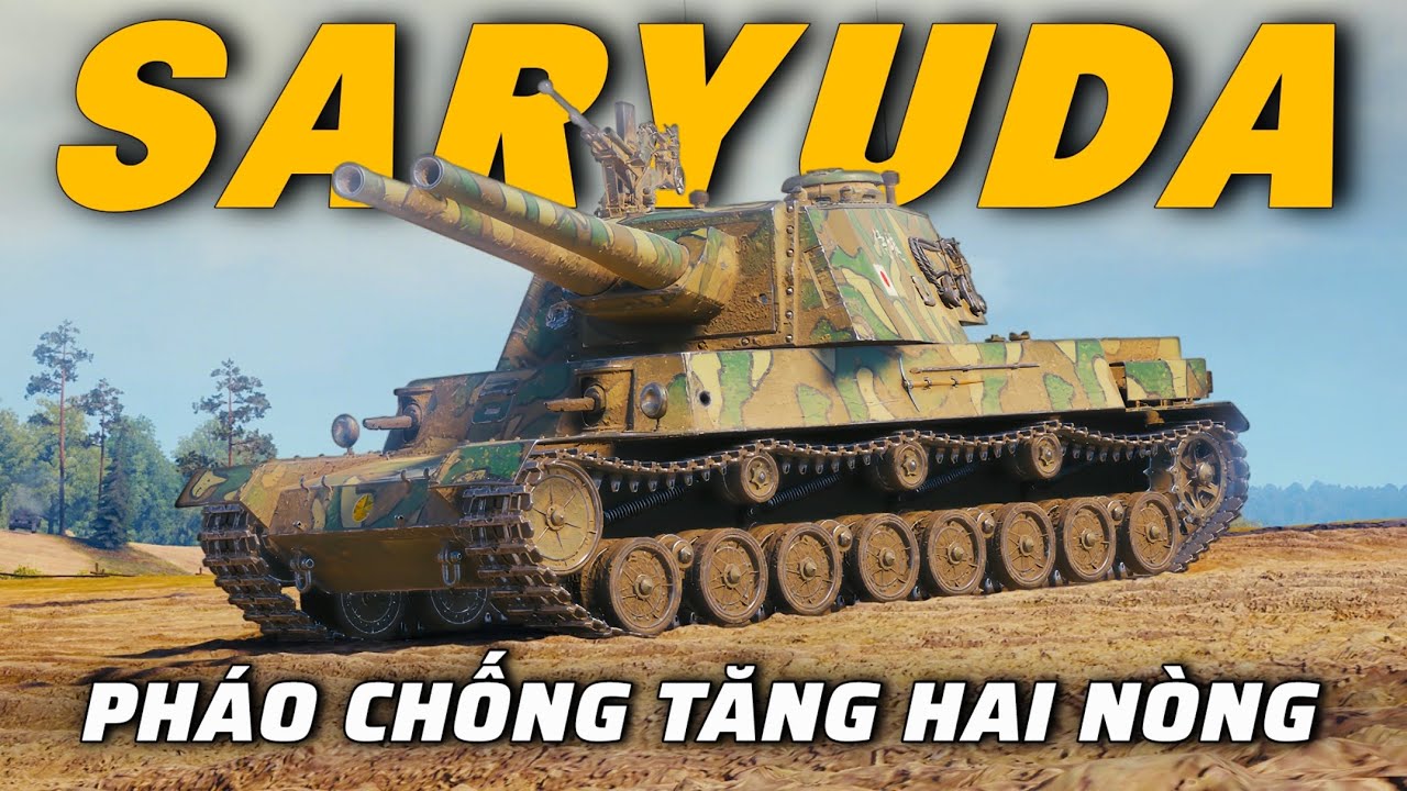 Saryuda: Pháo chống tăng 2 nòng đầu tiên Nhật Bản | World of Tanks