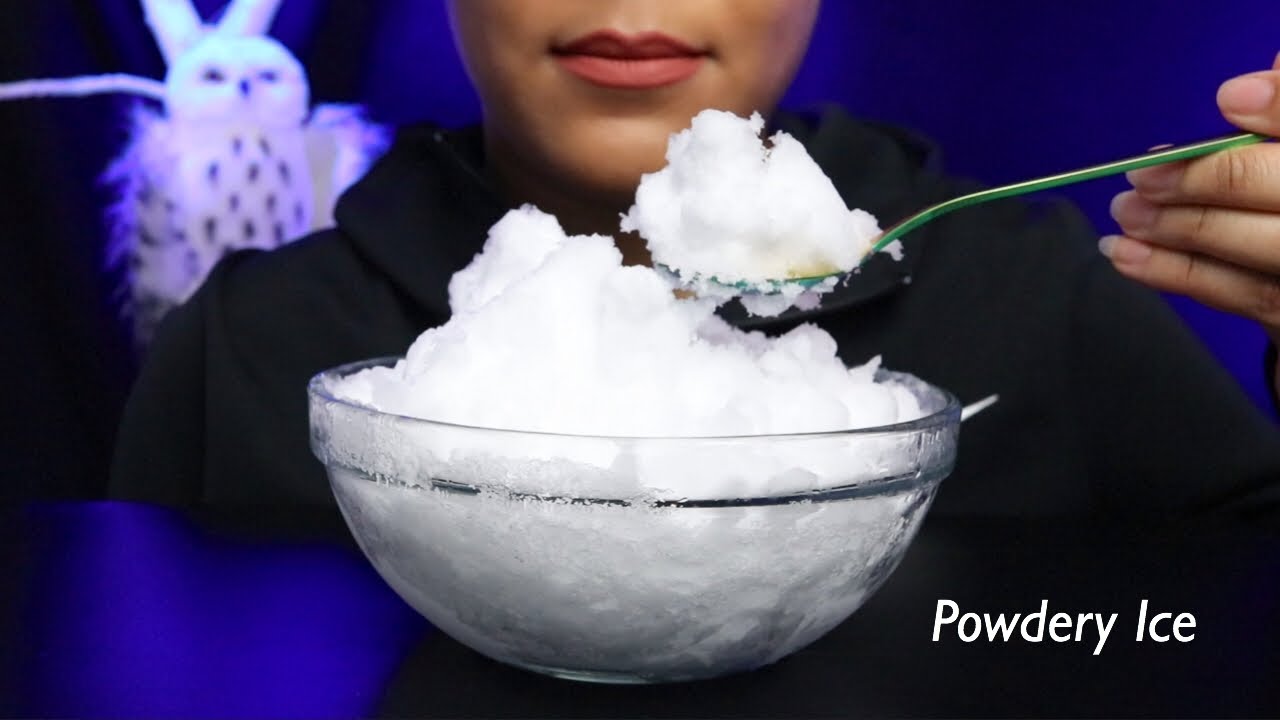 Powdery Ice Eating Request ASMR
