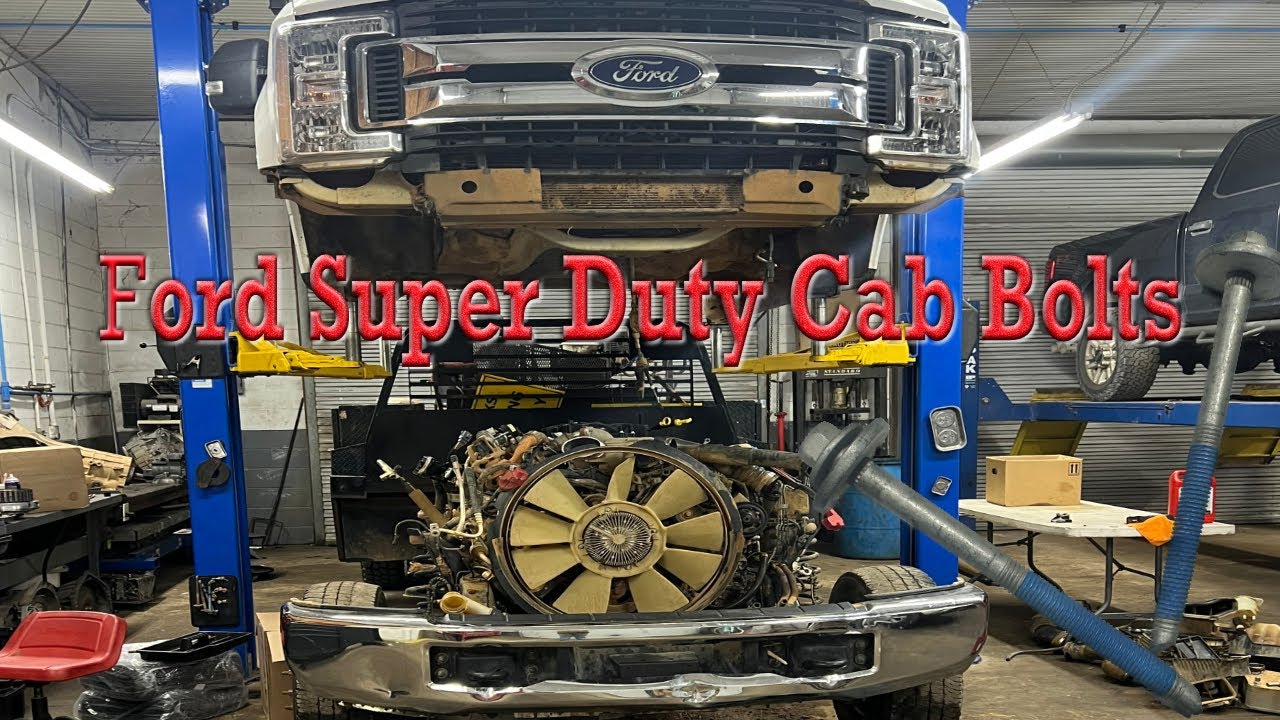 How to remove seized Ford Super Duty Cab Bolt