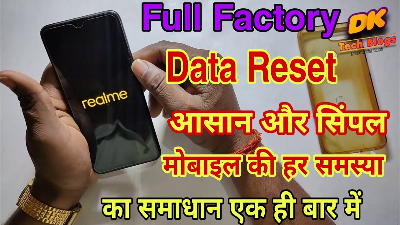 Mobile Reset Kaise Karen | Realme 2 Pro Factory Data Reset | Realme Mobile Reset | By Dk tech blogs