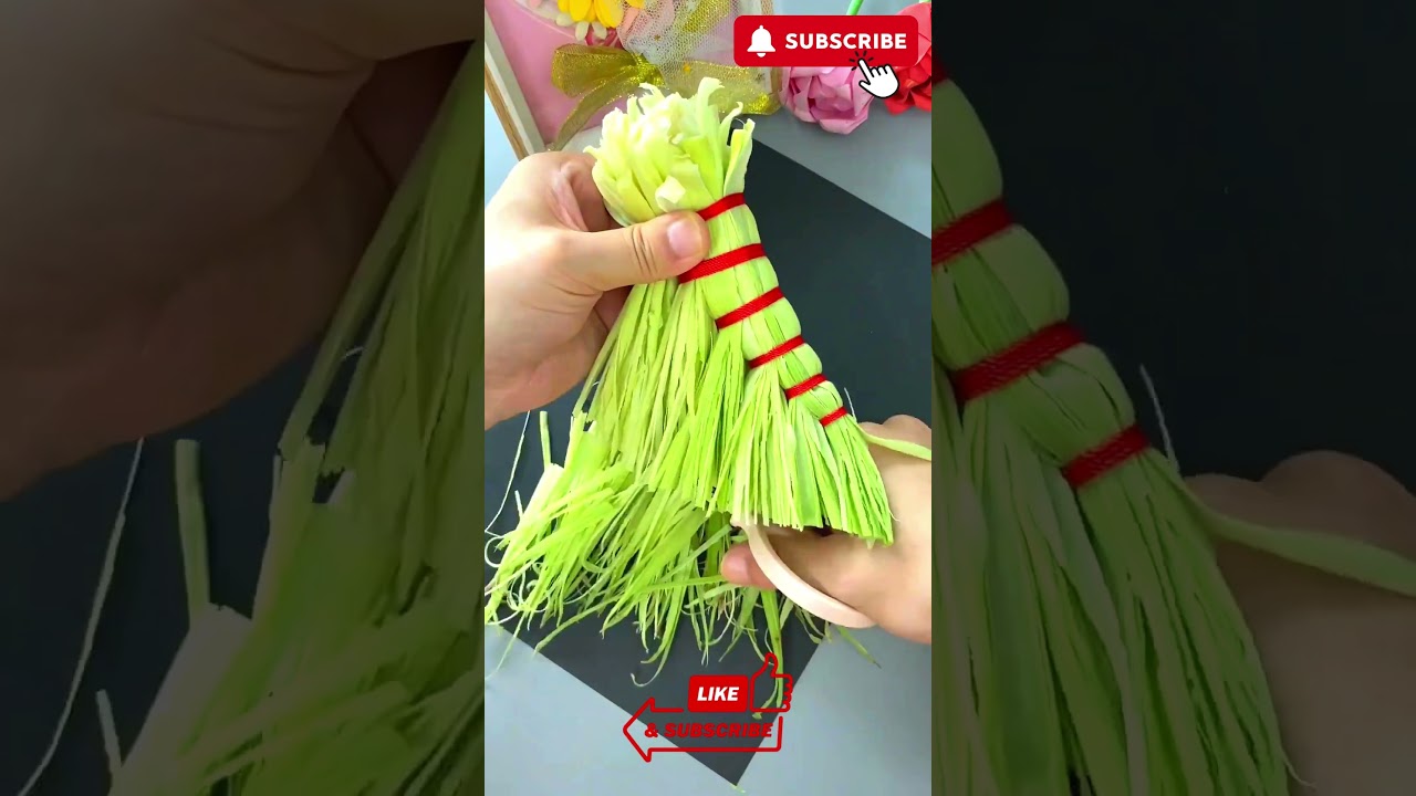 Craft Your Own Corn Husk Mini Broom Easy DIY Tutorial for Eco Friendly Cleaning