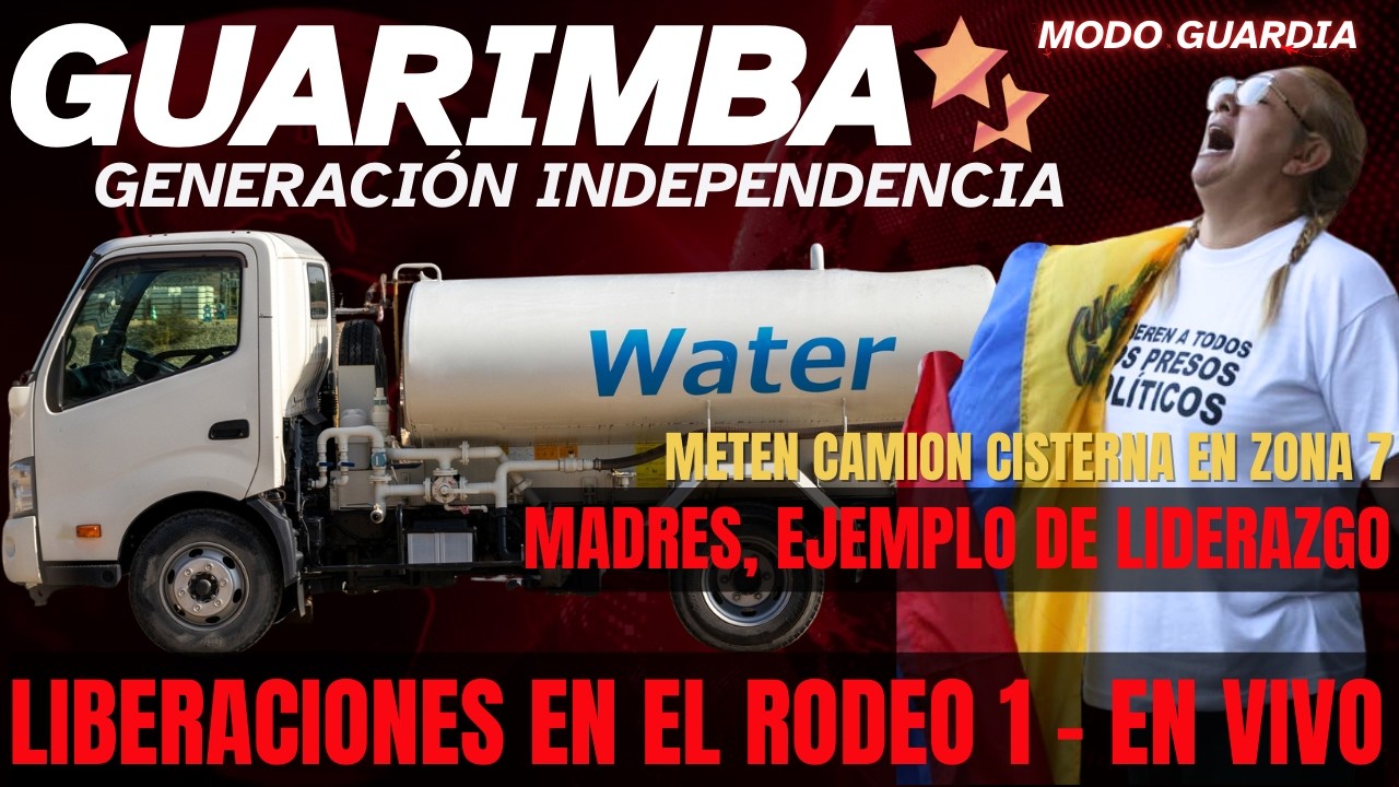 🔴 VENEZUELA EN VIVO - LIBERACIONES EN RODEO 1, COBERTURA EN VIVO - MADRES METEN CAMIÓN CISTERNA