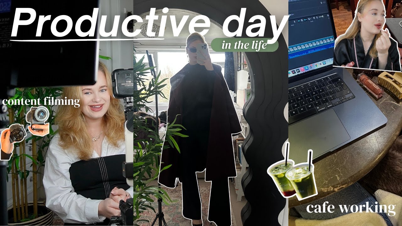 Getting back on track| makeup tutorial, content filming & slow productivity 📈