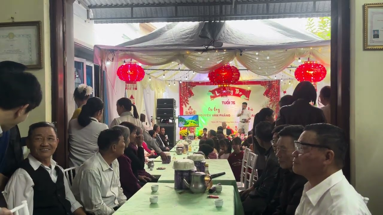Lễ mừng thọ tuổi 75 ông Nguyễn Văn phẳng bà vũ thị xanh