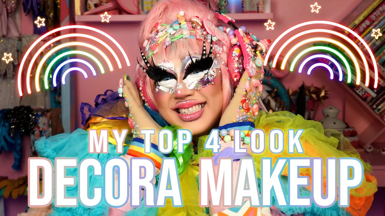 My Top 4 Look! Decora Makeup Tutorial
