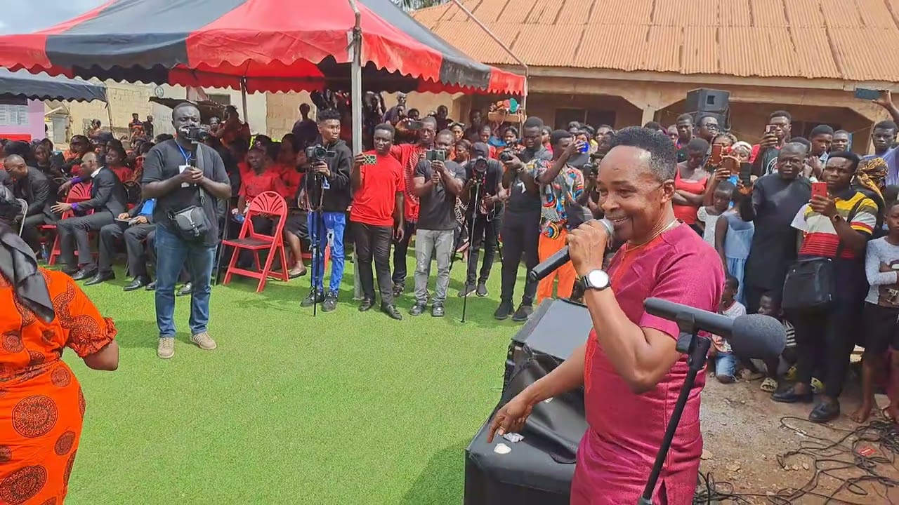 Nicholas Omane Acheampong very sad @ his master '