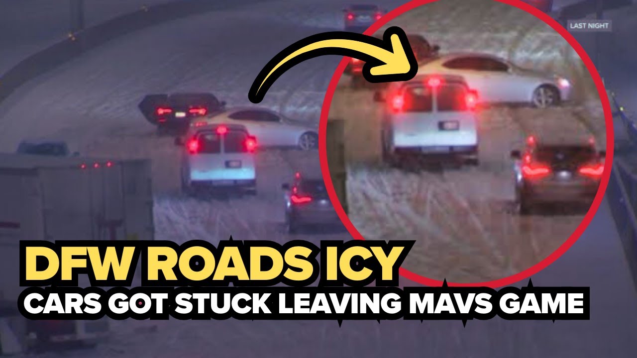 Dallas-Fort Worth traffic impact: Snowy and icy conditions reduce traffic