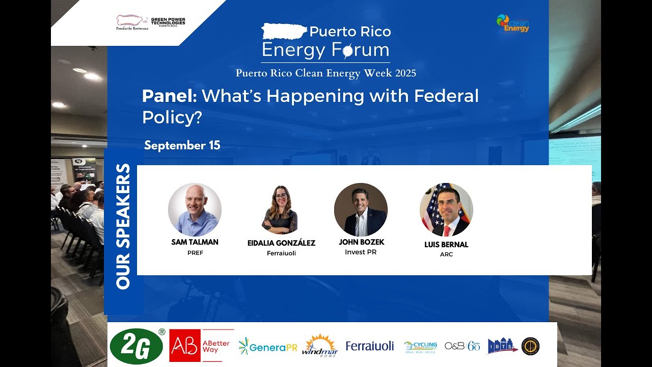 PREF Clean Energy Week - What's Happening with Federal Policy?