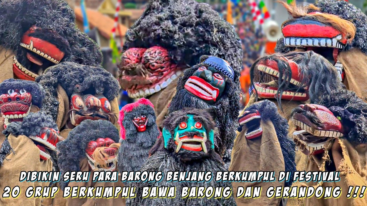 20 GRUP BERKUMPUL!!! BAWA BARONG DAN GERANDONG SERAM - Arak- Arakan Festival Benjang Kab. Bandung