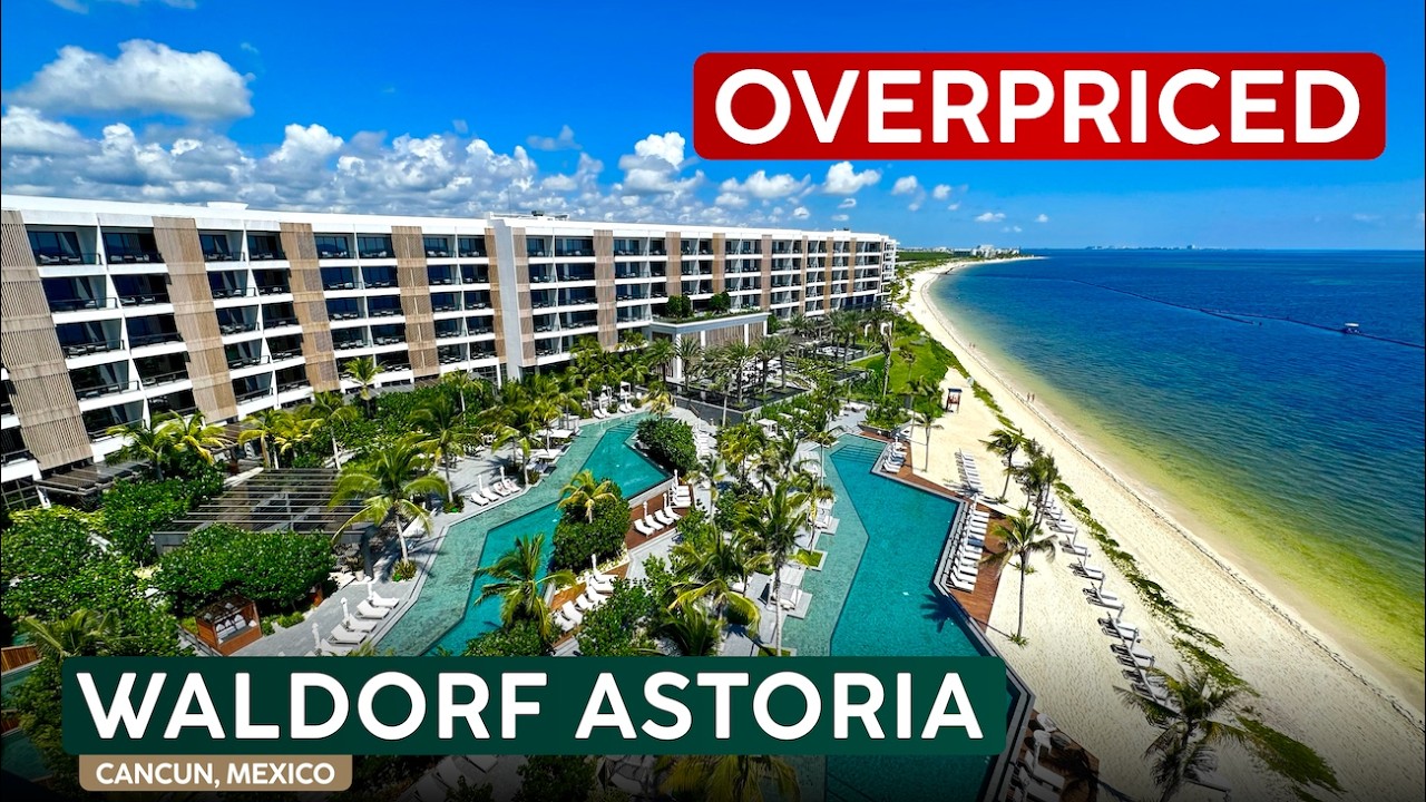 WALDORF ASTORIA Канкун, Мексика 🇲🇽 Тур и обзор курорта в формате 4K 🇲🇽 Не тот бренд, безумные цены