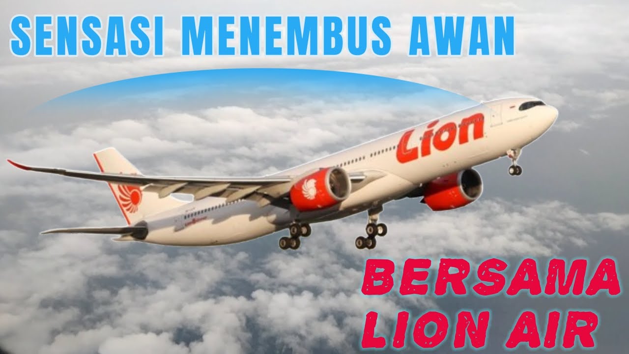Flight through the clouds from Lampung to Jakarta 45 minutes #lionair #liongroup #maskapai