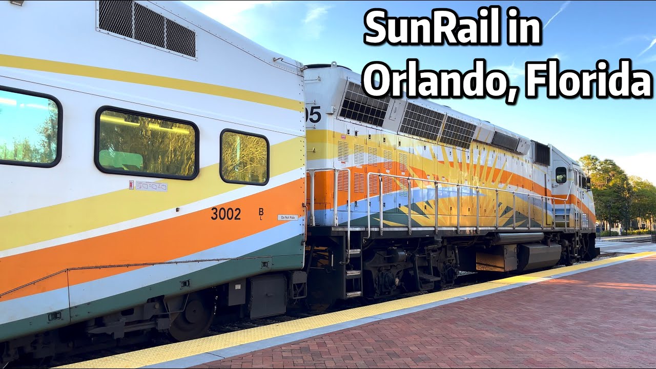 ⁴ᴷ⁶⁰ Exploring the SunRail Commuter Rail system in Orlando, Florida