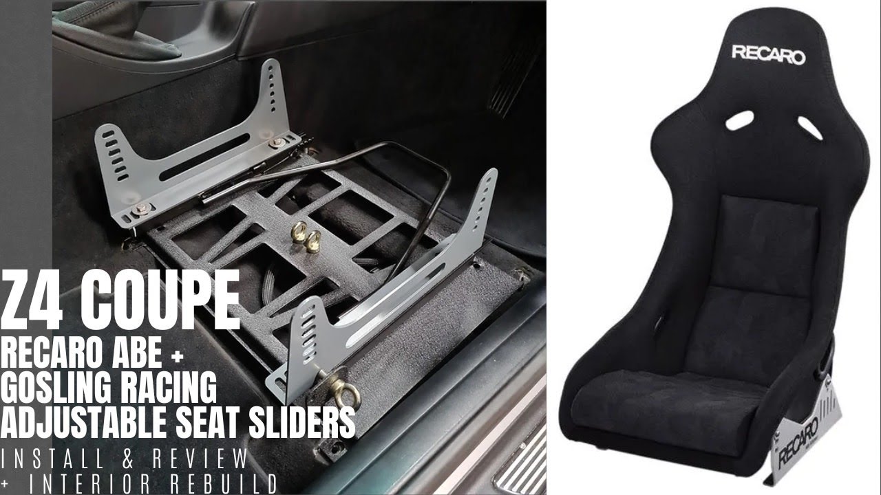 Recaro Pole Position ABE + Gosling Racing Adjustable Seat Mounts Install & Review | PROJECT GTZ4