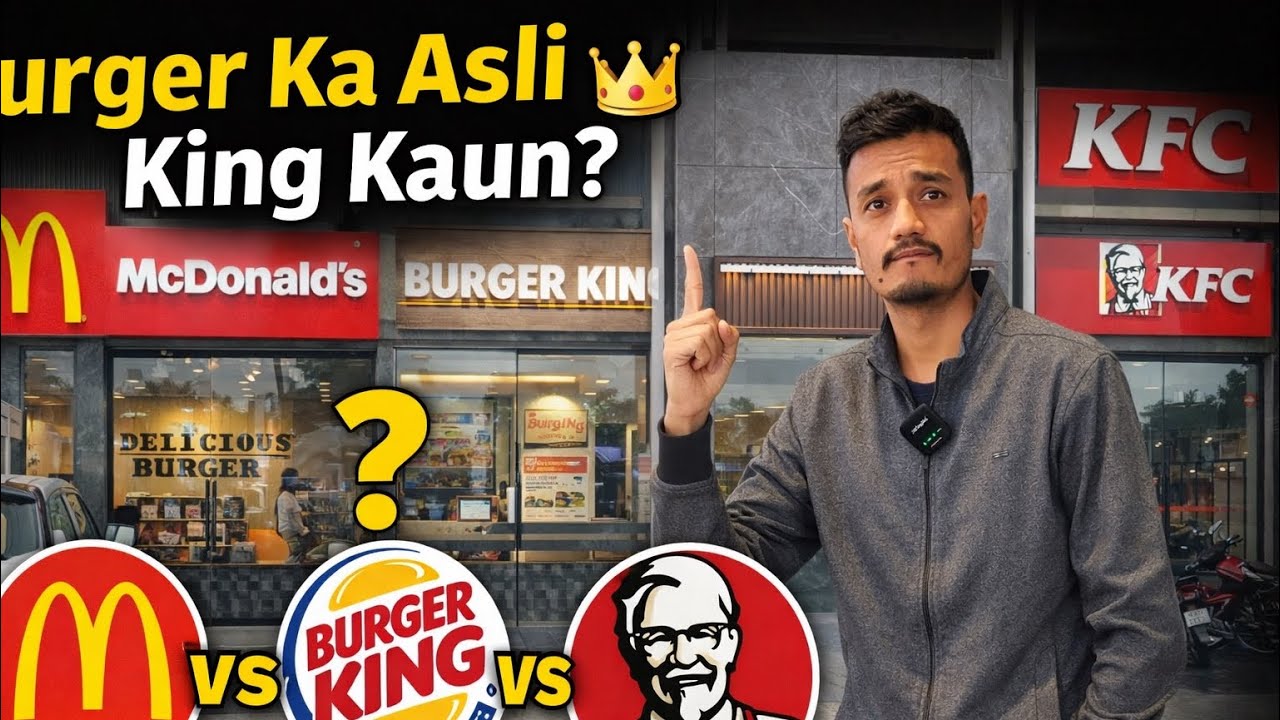 Burger 🍔 ki duniya ka BADSHAH KON HAI ASLI.? Full  comparisons 😱🤯🫠