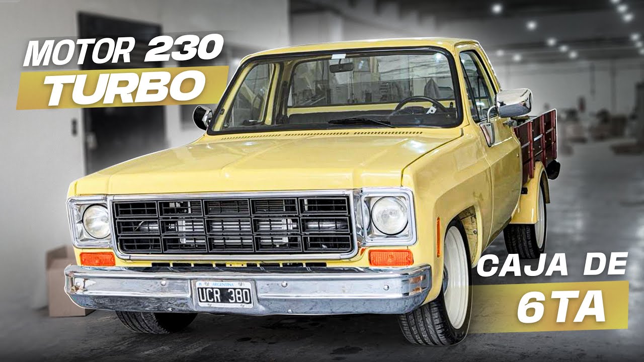 CHEVROLET 78 TURBO 230 una CAMIONETA ARMADA COMPLETA!!