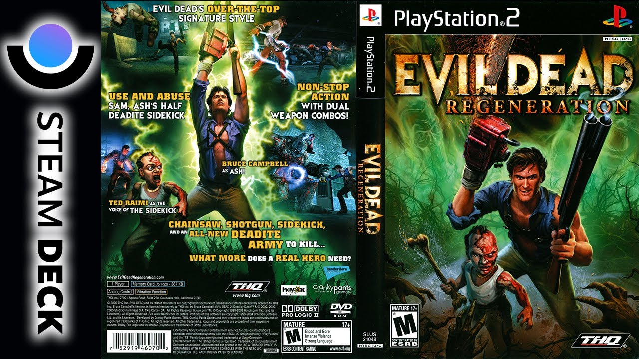 Evil Dead: Regeneration 60FPS! (PCSX2) Gameplay and Settings - Steam Deck