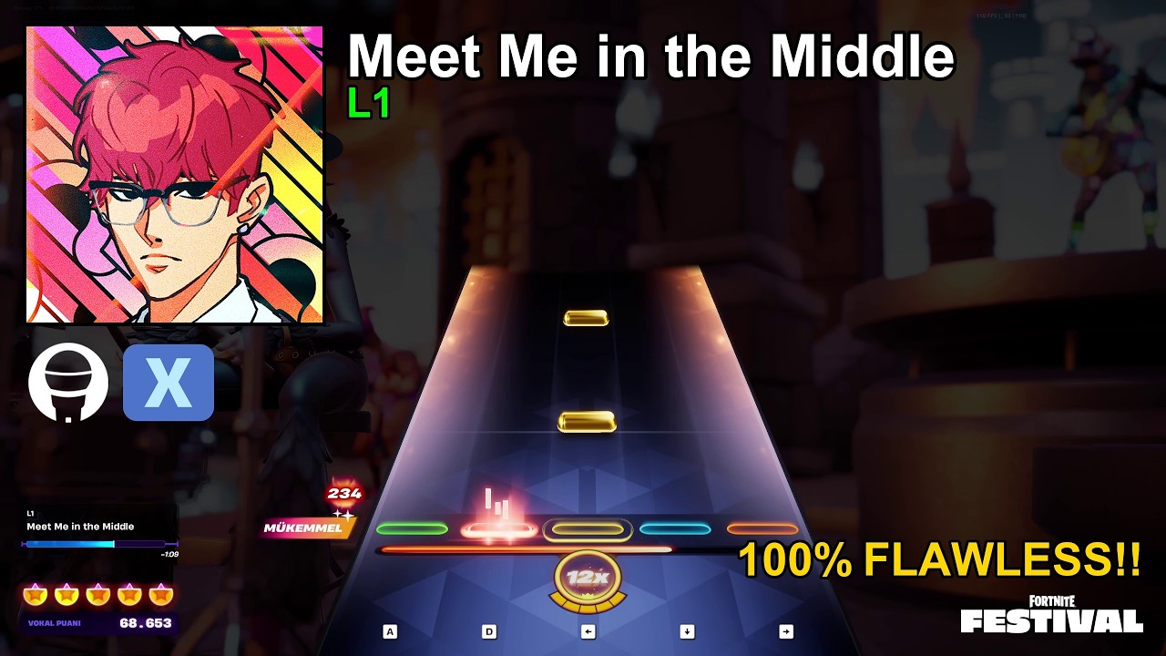 Meet Me in the Middle Expert Vocals 100% FC - Fortnite Festival