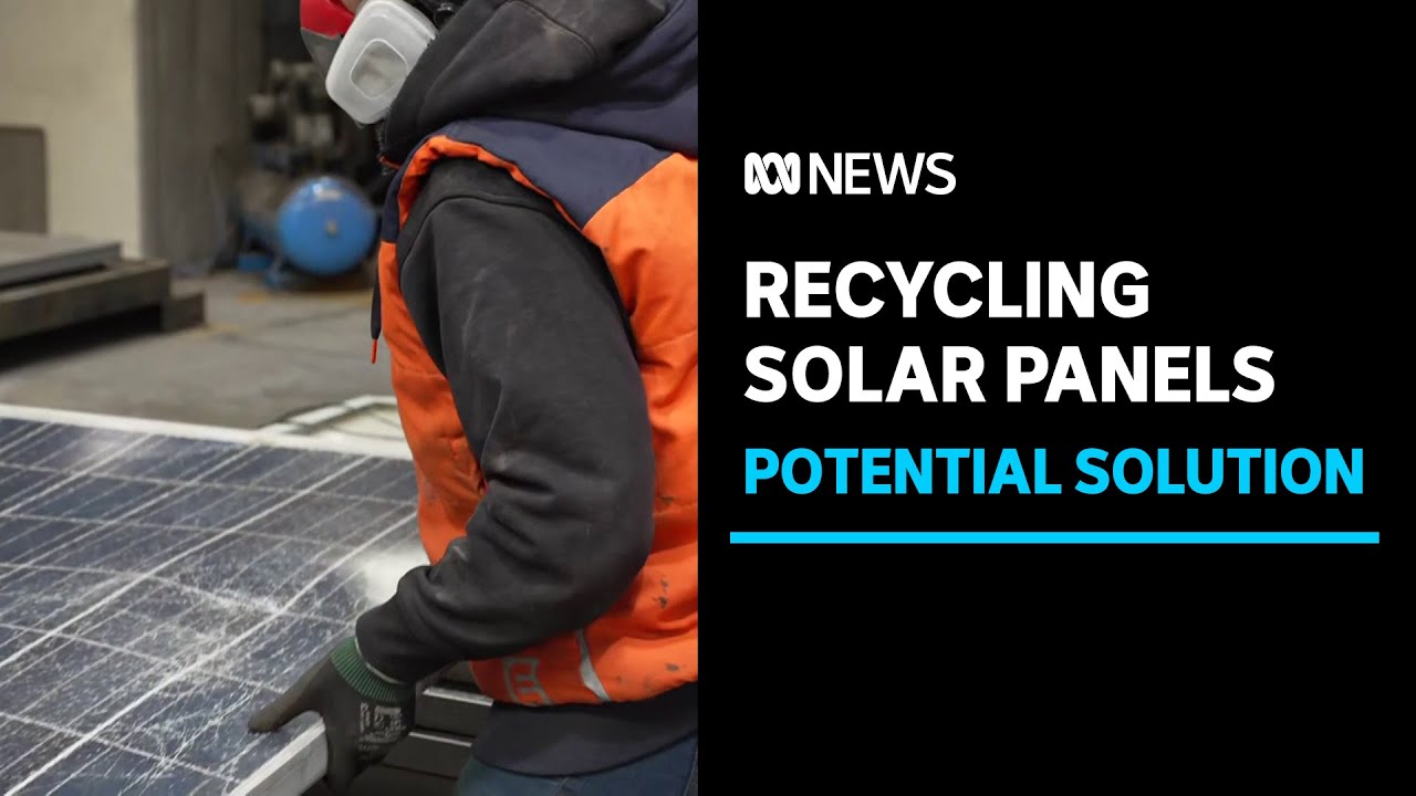 Scientists believe they've found a way to recycle solar panels | ABC News