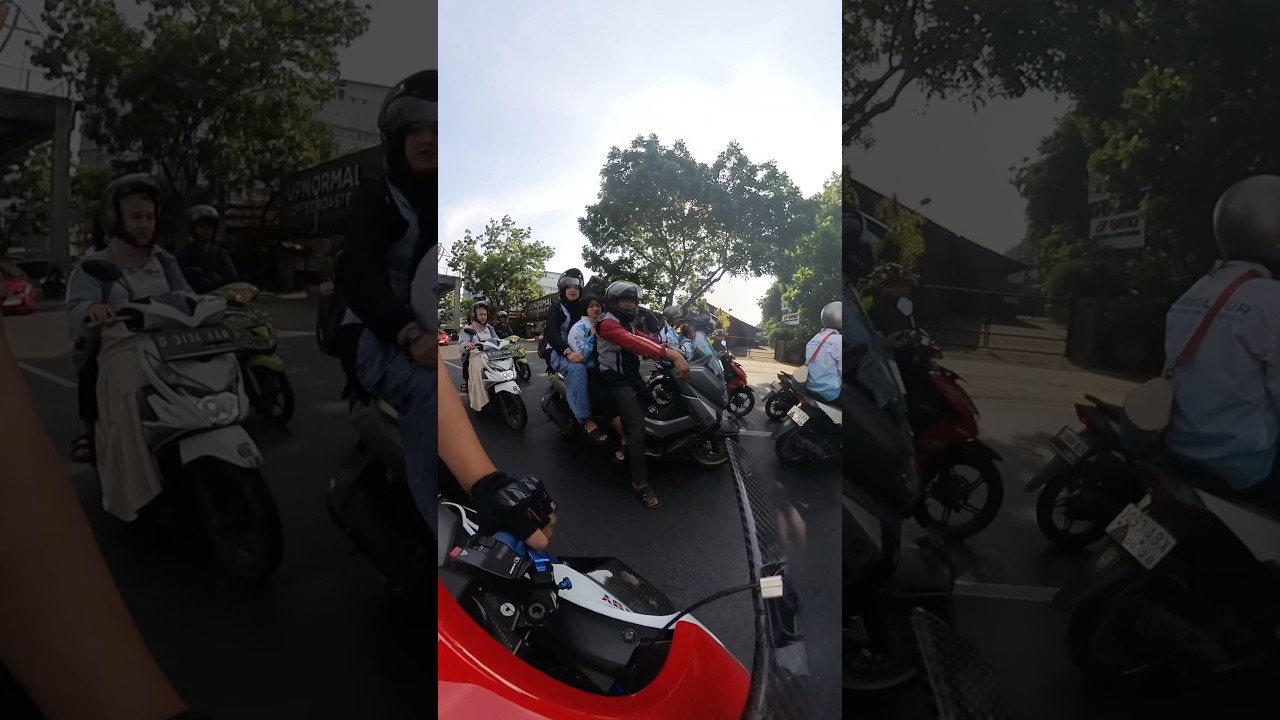 Ketika introvert jadi pusat perhatian bawa moge keren #cbr1000rr #cbr #motovlog #shorts