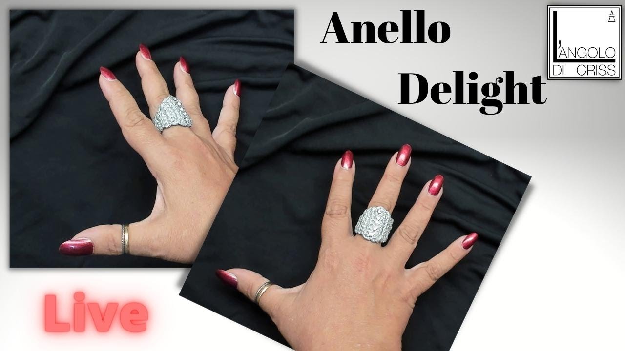 Anello all’uncinetto “DELIGHT” – tutorial in diretta