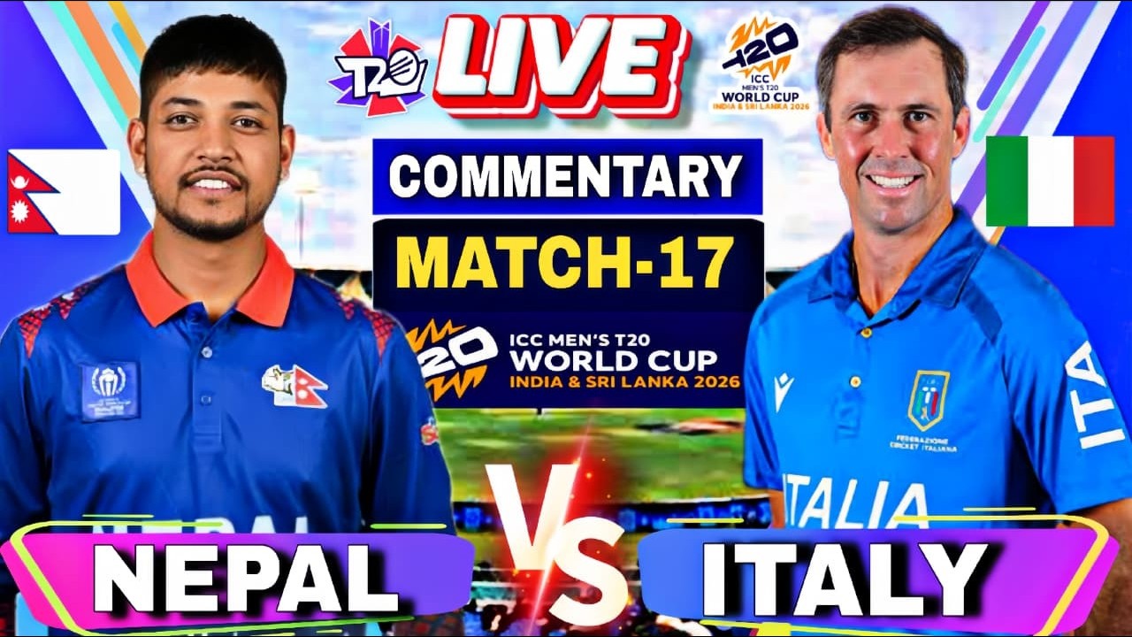 🔴WORLD CUP: Nepal vs Italy Match 17 | Score card and Commentary | Nepal vs Italy Match