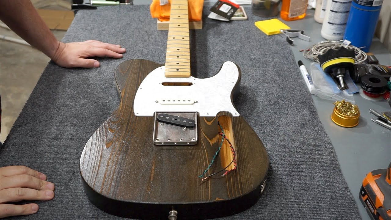 Three Telecaster Projects: Part 2 - Brown Cedar and Maple Neck (Starting Guitar 2)