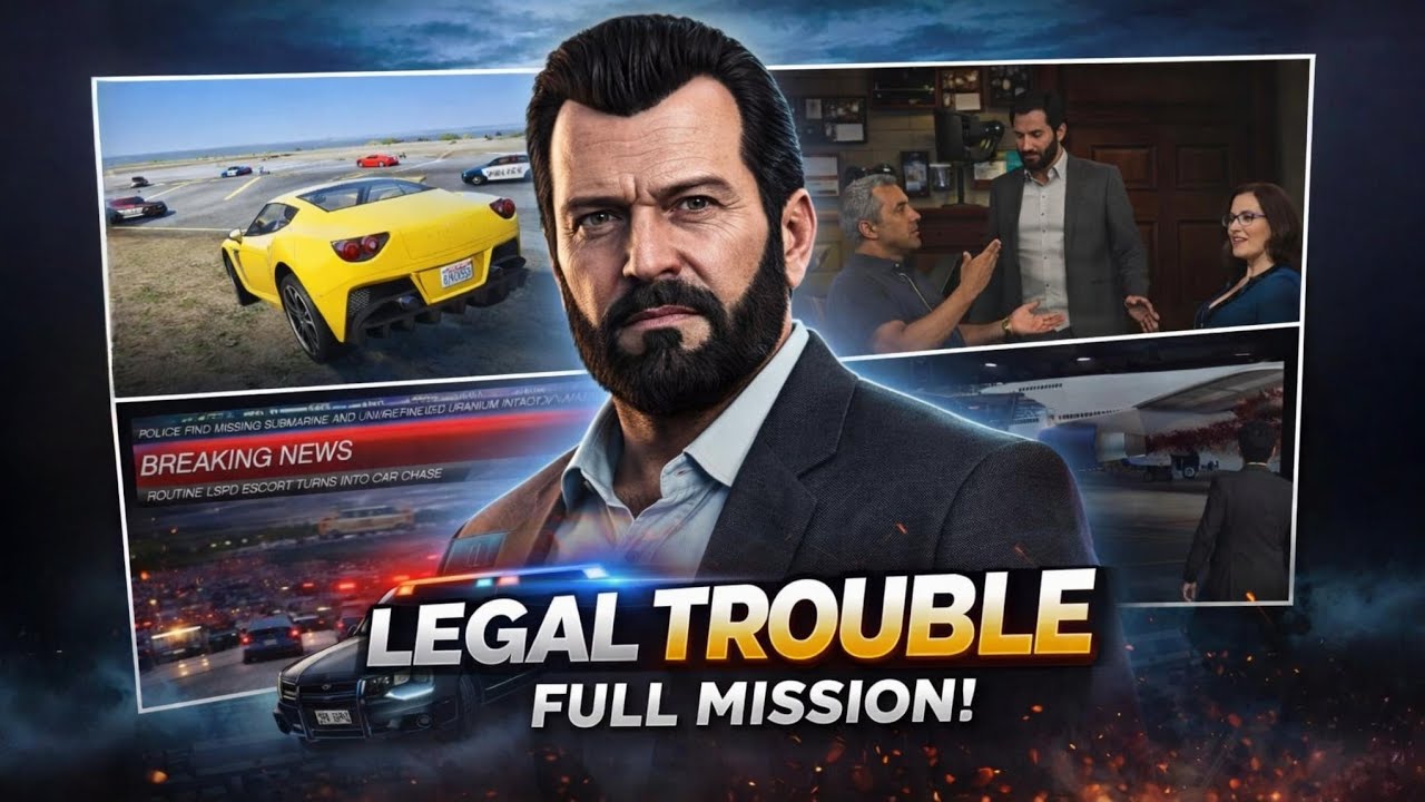 MICHAEL IN BIG TROUBLE! | LEGAL TROUBLE MISSION | GTA 5 GAMEPLAY |HINDI VOICE|