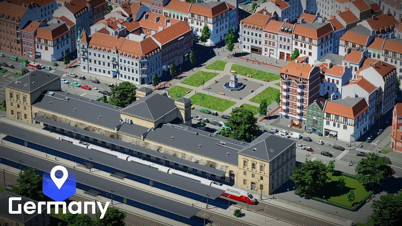 Building & Detailing a European/German City in Cities Skylines 2