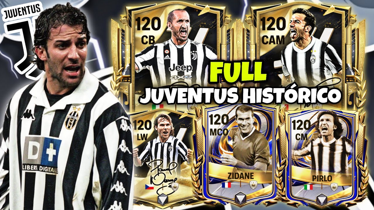 🤯¡Creamos el MEJOR FULL JUVENTUS HISTÓRICO de FC MOBILE!! ⚪⚫