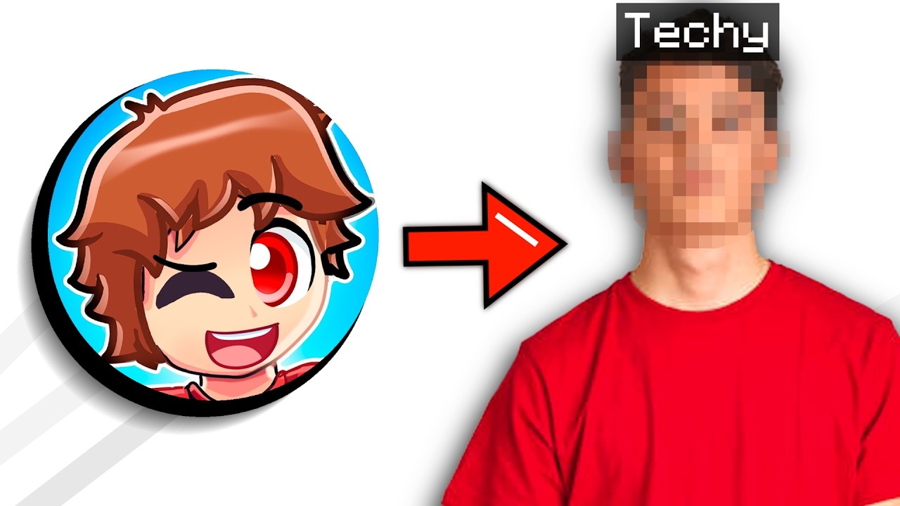 Techy Plays face reveal - Techy in Real Life?
