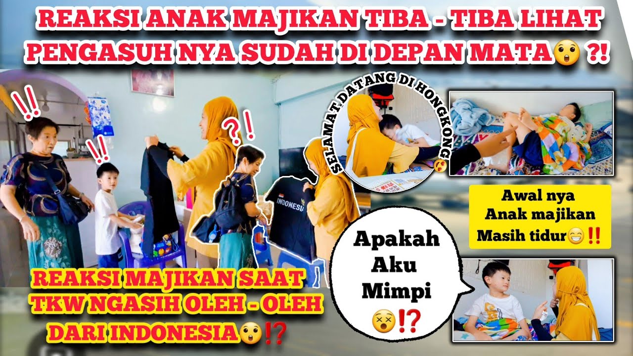 SELAMAT DATANG HONGKONG‼️KEMBALI KETEMU ANAK MAJIKAN DAN NGASIH OLEH-OLEH DARI INDONESIA